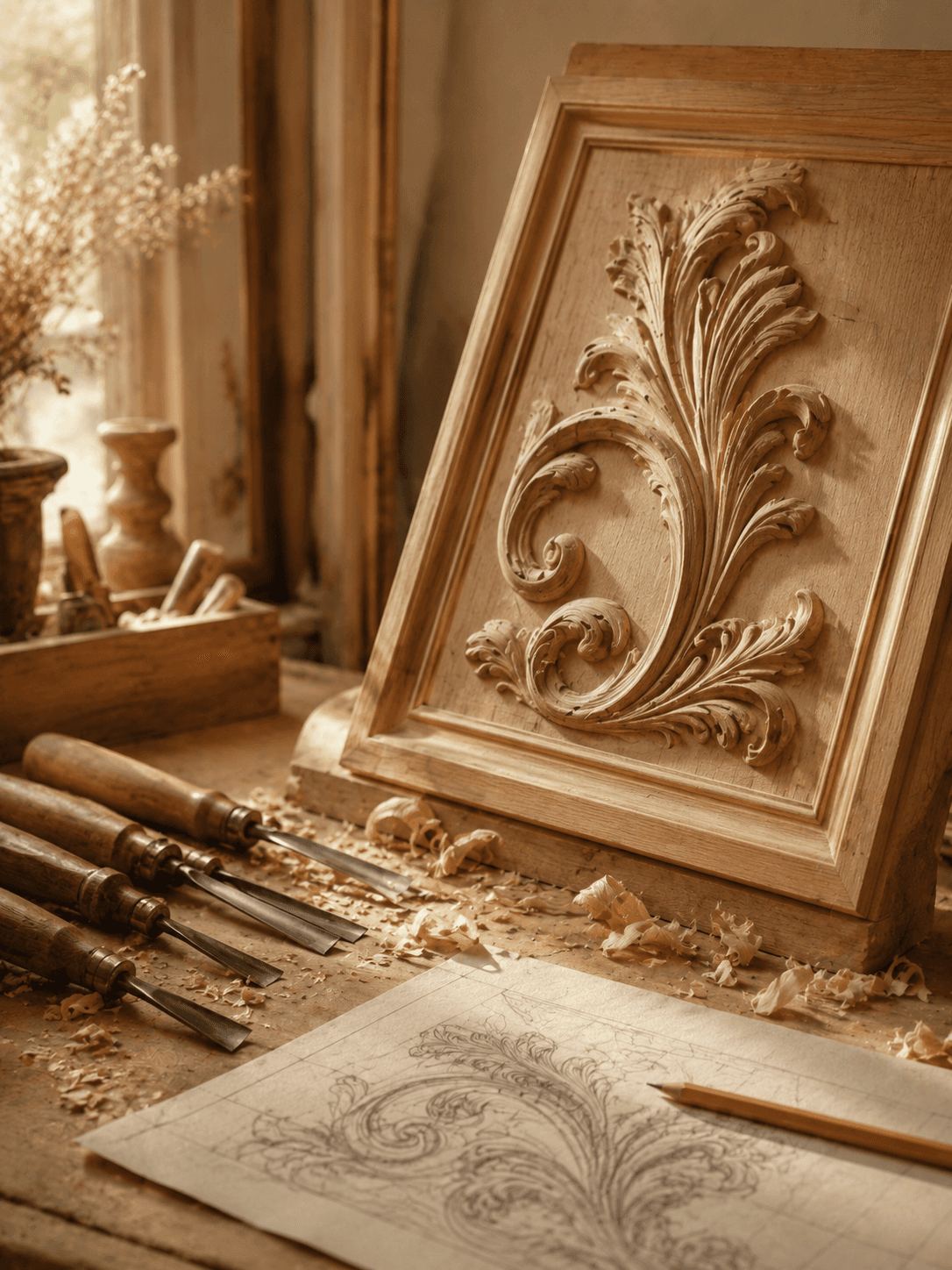 Atelier AC Boiseries — relevé in situ