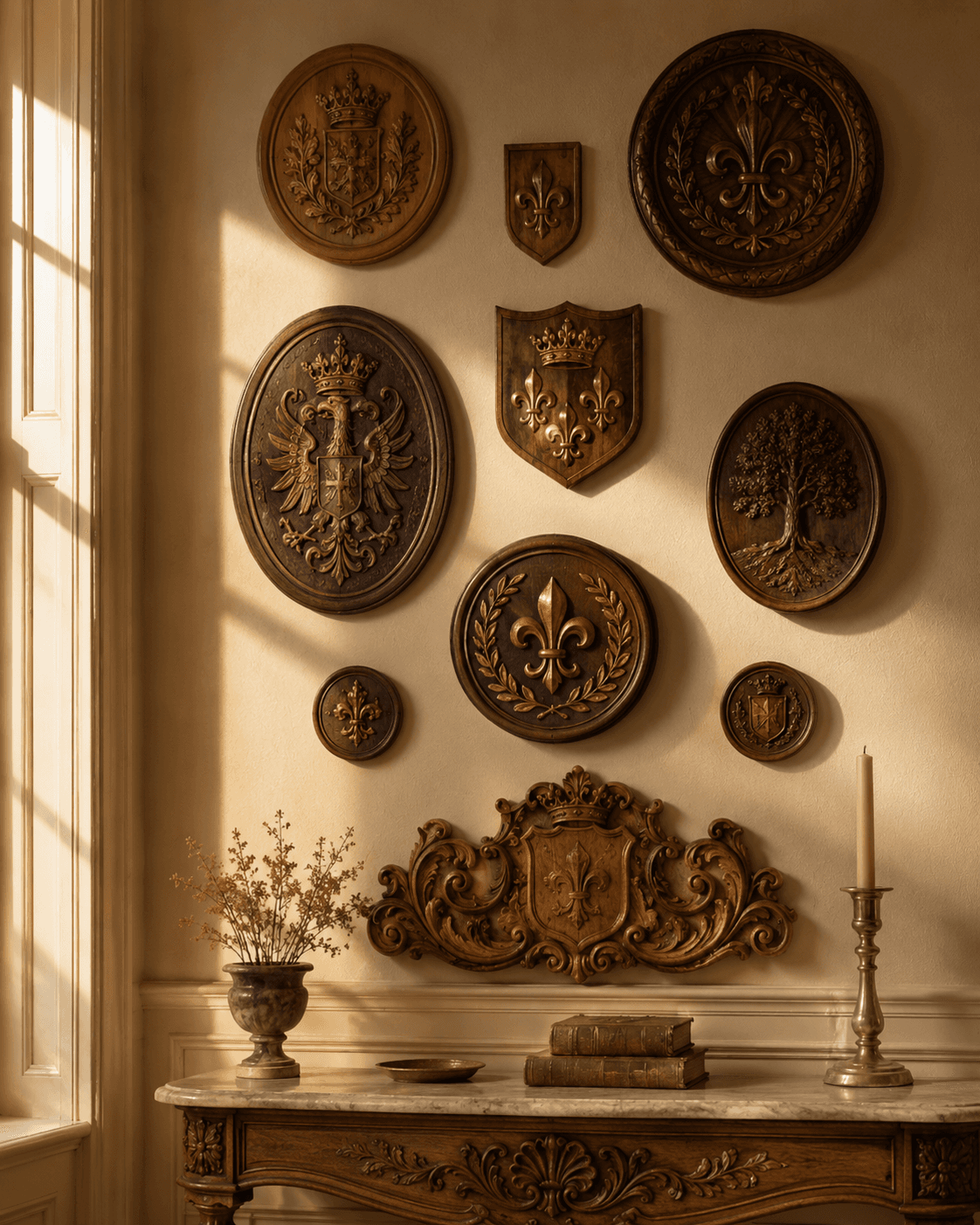 Blasons & portraits — vue d'ambiance