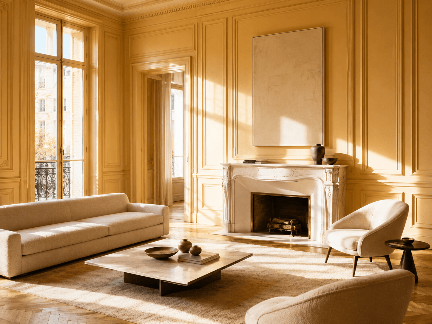 Mise en situation : Hôtel particulier XVIᵉ, Création d'un grand salon